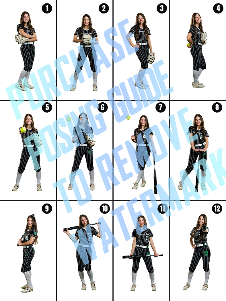 Softball Posing Guide