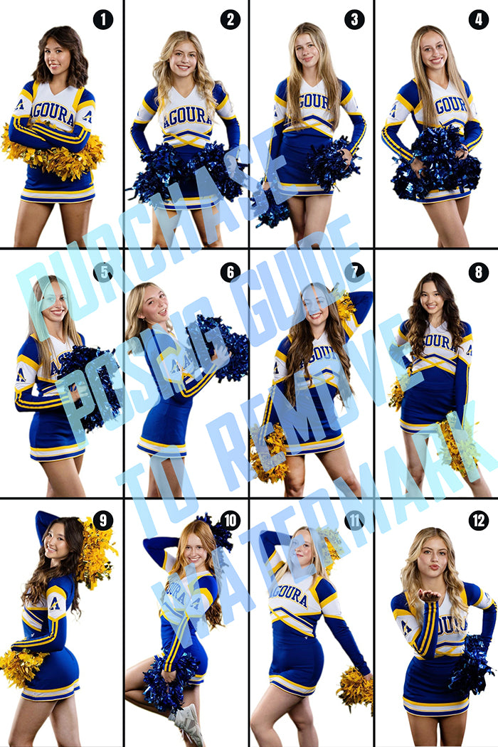 Sideline Cheer Posing Guide & Templates