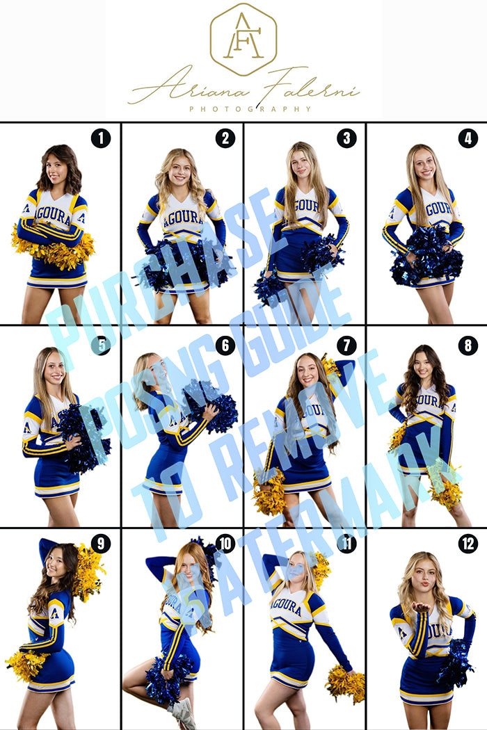Sideline Cheer Posing Guide & Templates