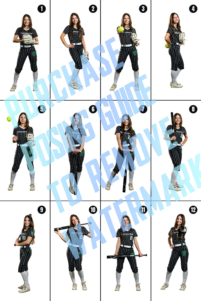 Softball Posing Guide