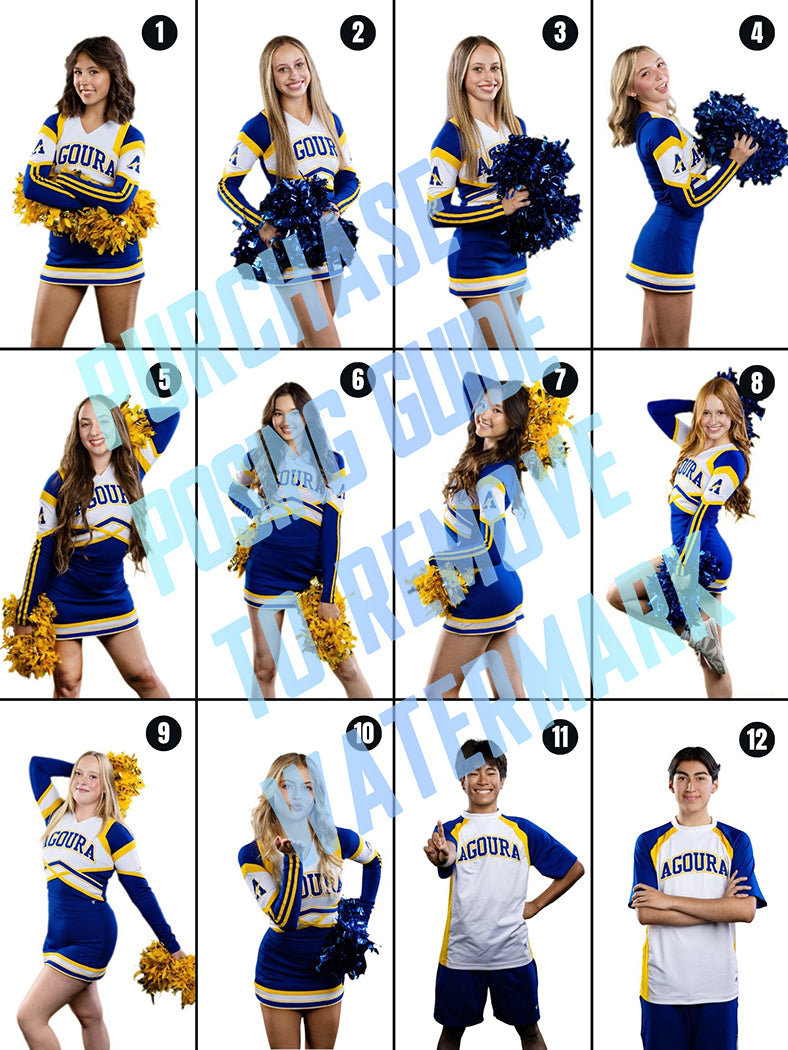 Sideline Cheer Posing Guide & Templates