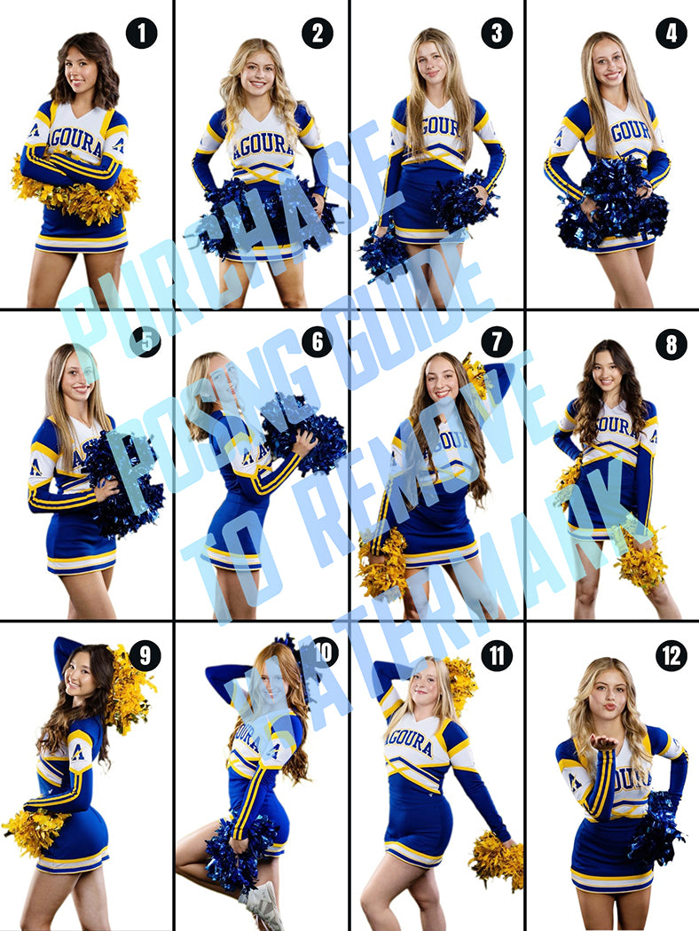 Sideline Cheer Posing Guide & Templates