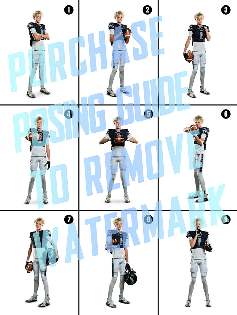 Football Posing Guide