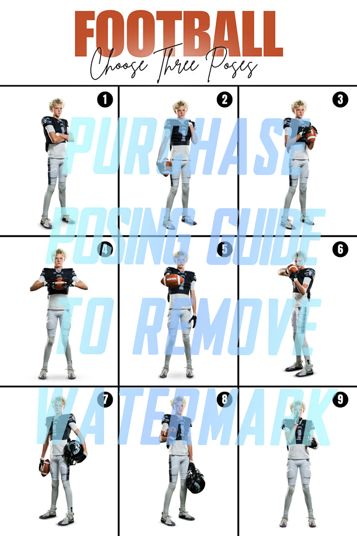 Football Posing Guide