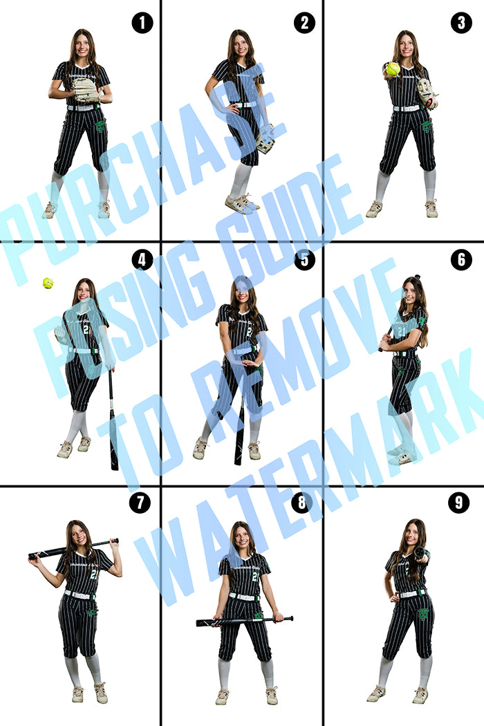 Softball Posing Guide