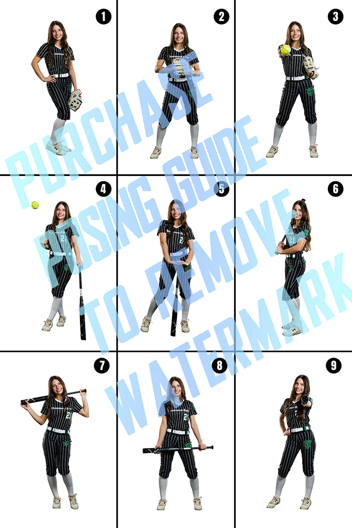 Softball Posing Guide