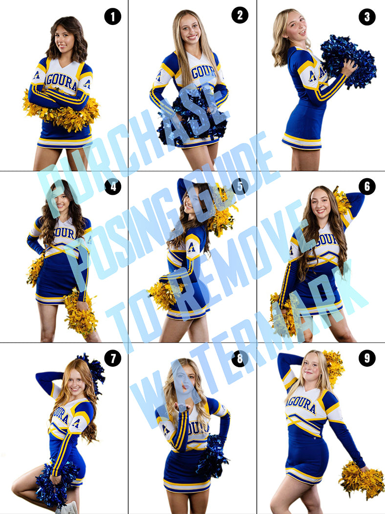 Sideline Cheer Posing Guide & Templates