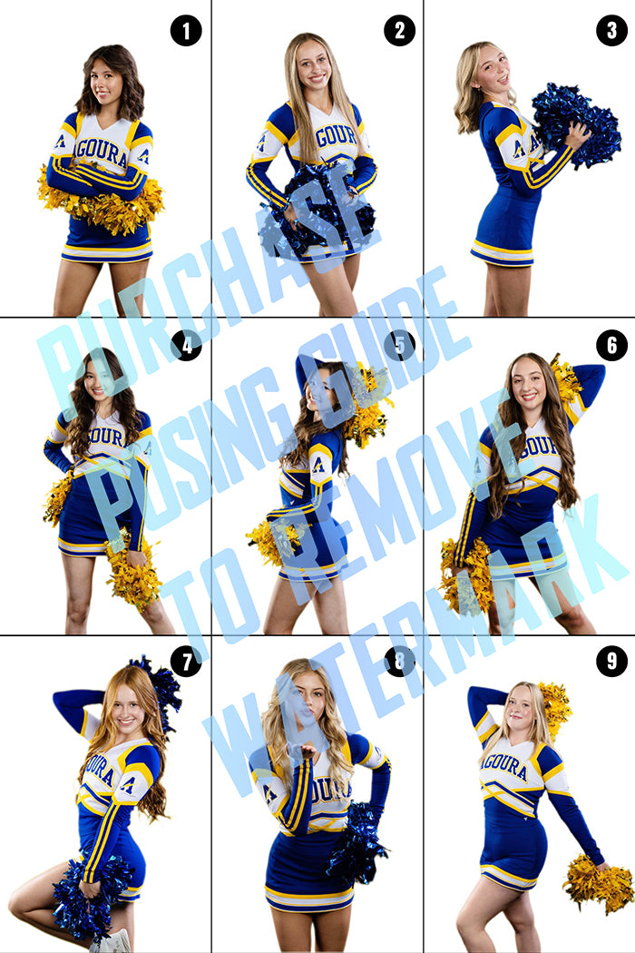 Sideline Cheer Posing Guide & Templates
