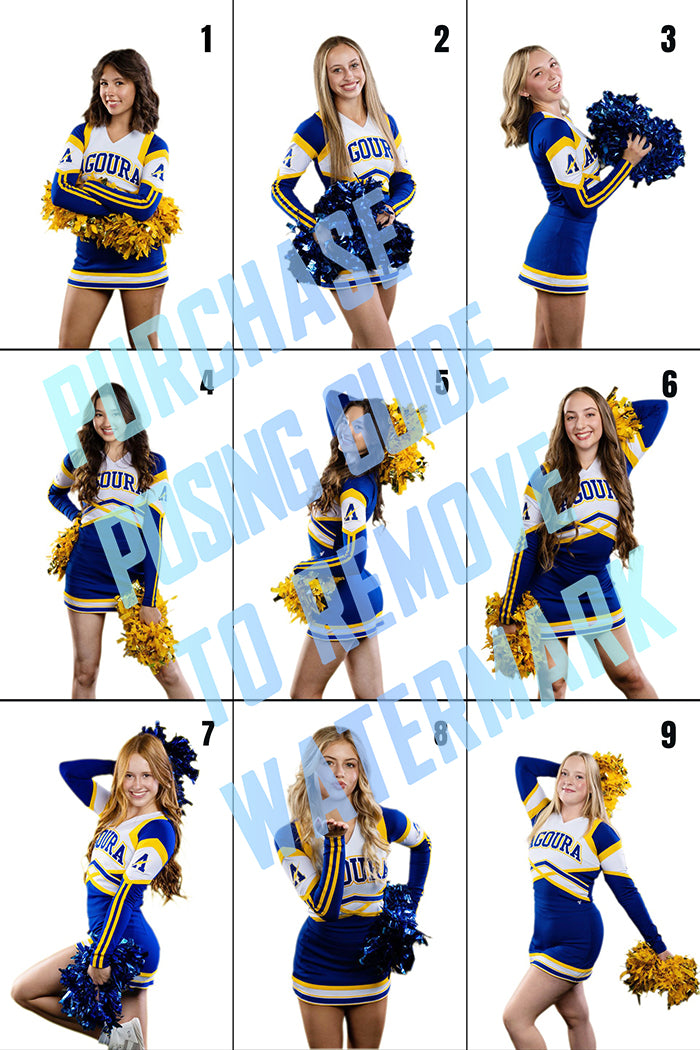 Sideline Cheer Posing Guide & Templates