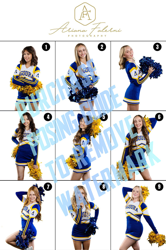 Sideline Cheer Posing Guide & Templates