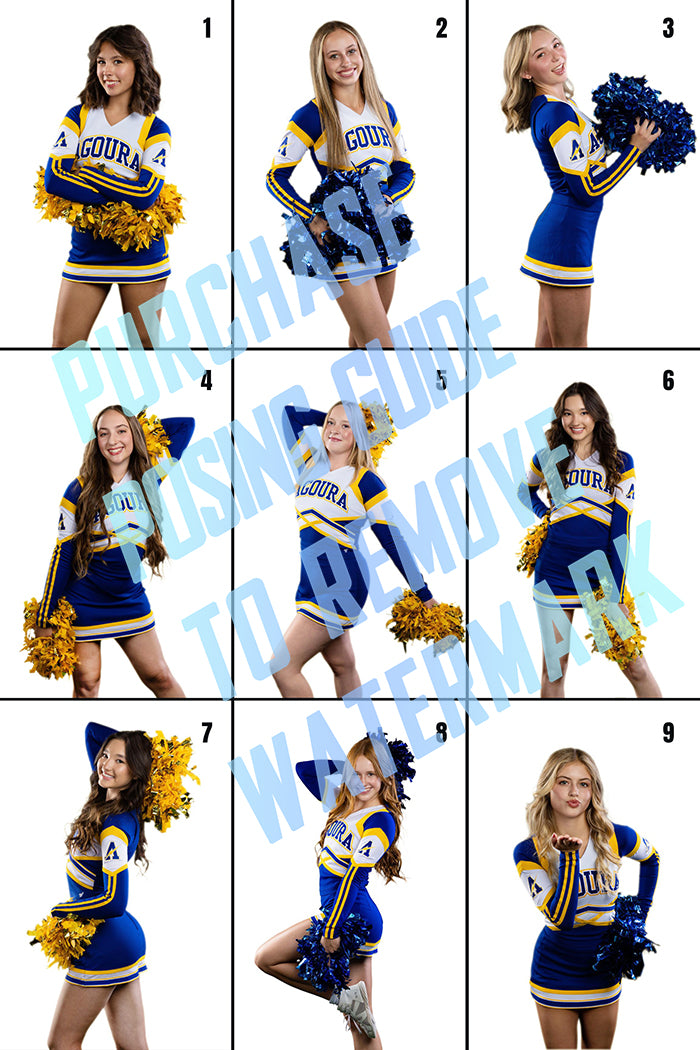 Sideline Cheer Posing Guide & Templates