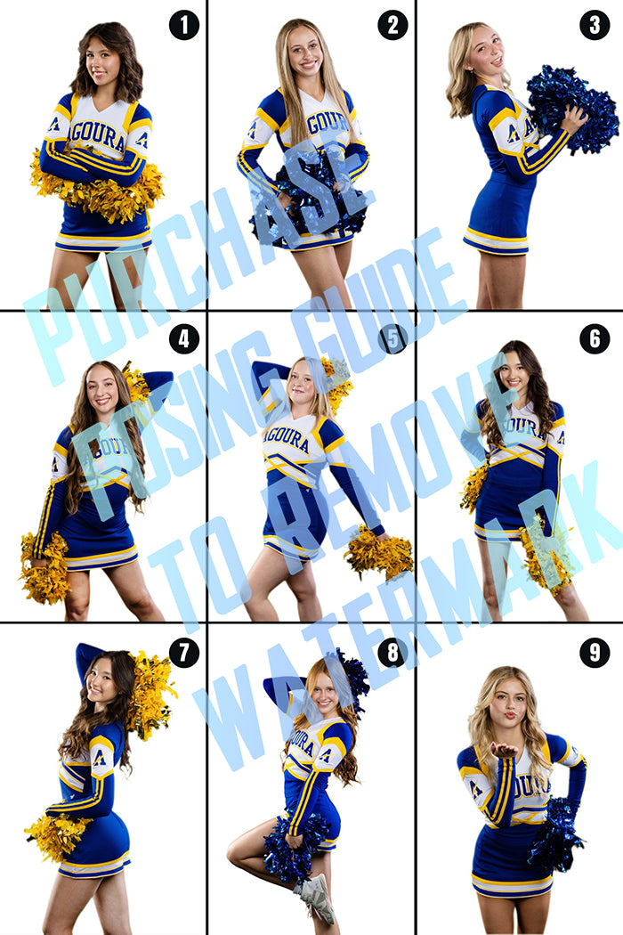 Sideline Cheer Posing Guide & Templates