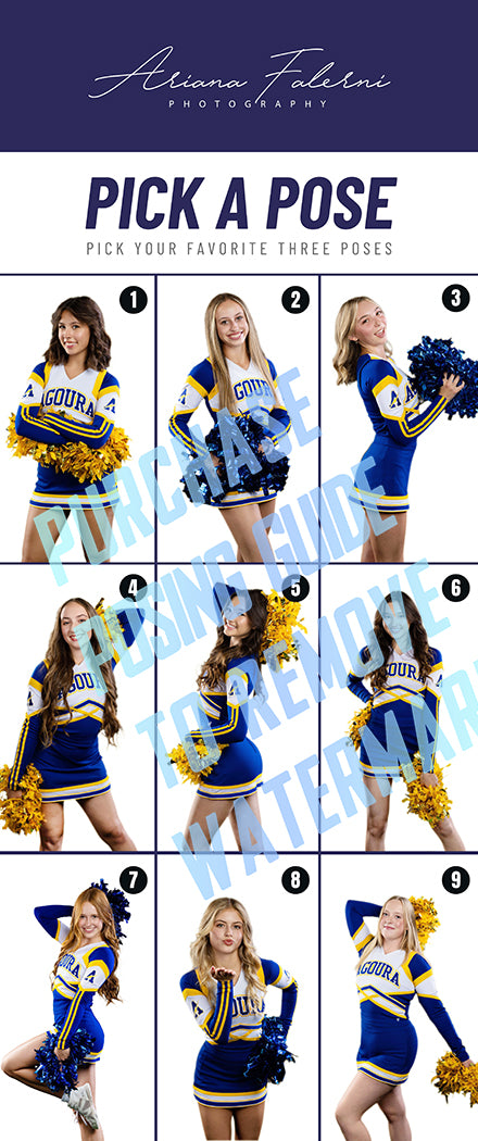 Sideline Cheer Posing Guide & Templates