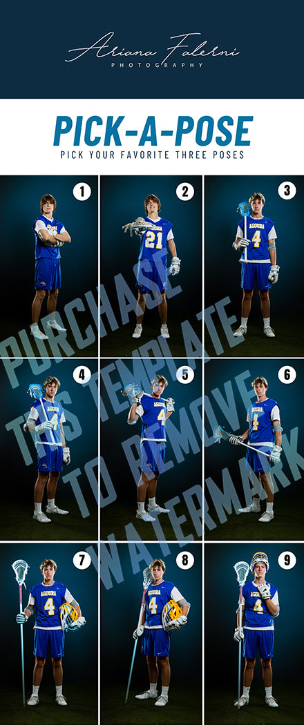 Lacrosse Posing Guide