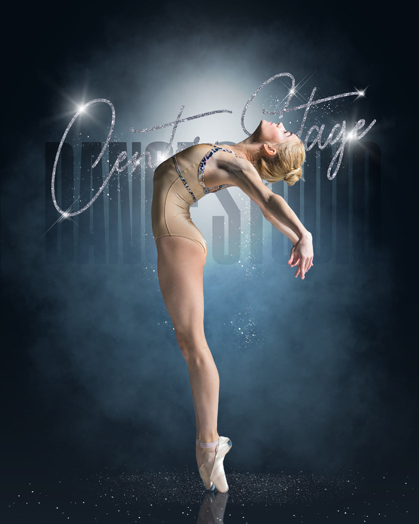 Diamond Dust Gymnastics, Cheer & Dance Template with Reflections Action