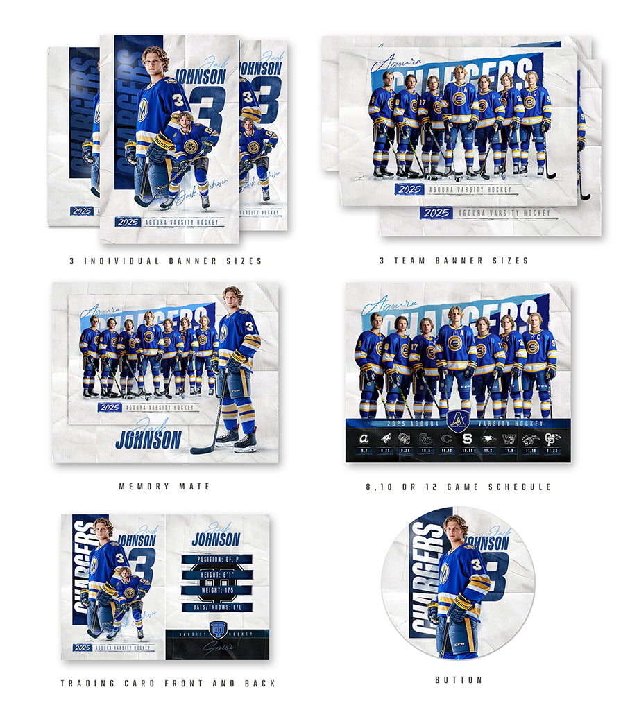 Above the Fold Multi Sports Banner Template Bundle