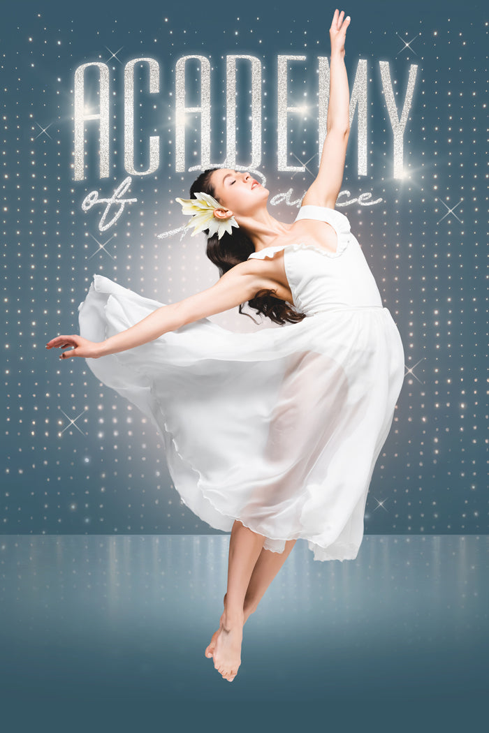 Neon Dreams Gymnastics, Cheer & Dance Template with Reflections Action