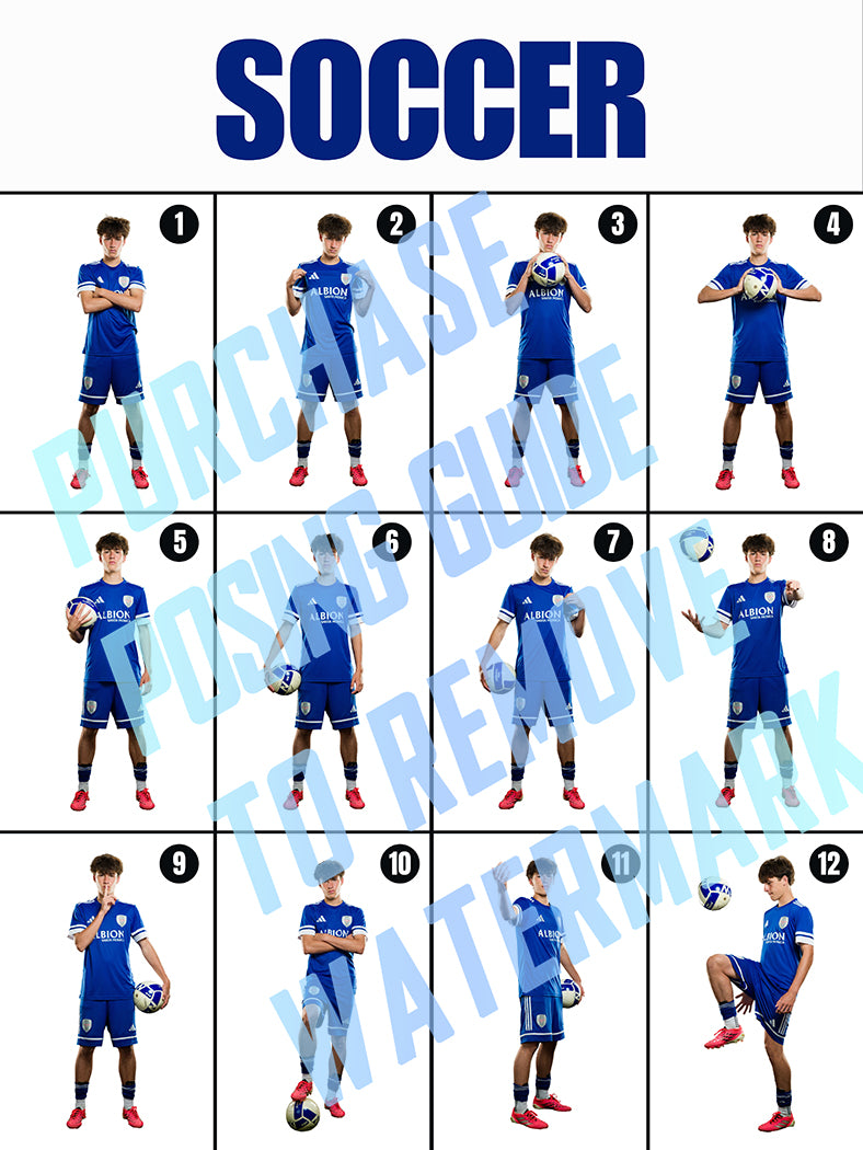Boys Soccer Posing Guide