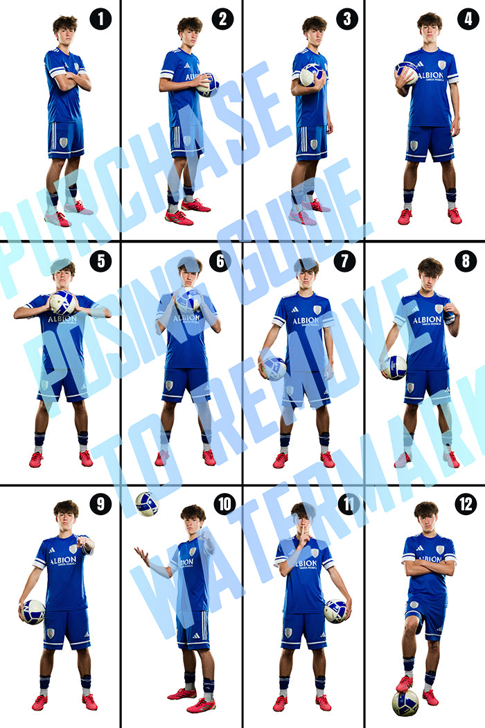 Boys Soccer Posing Guide