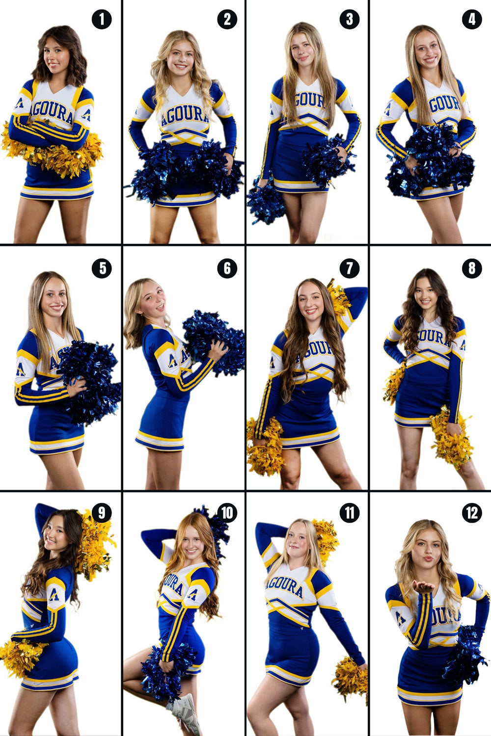 Sideline Cheer Posing Guide & Templates