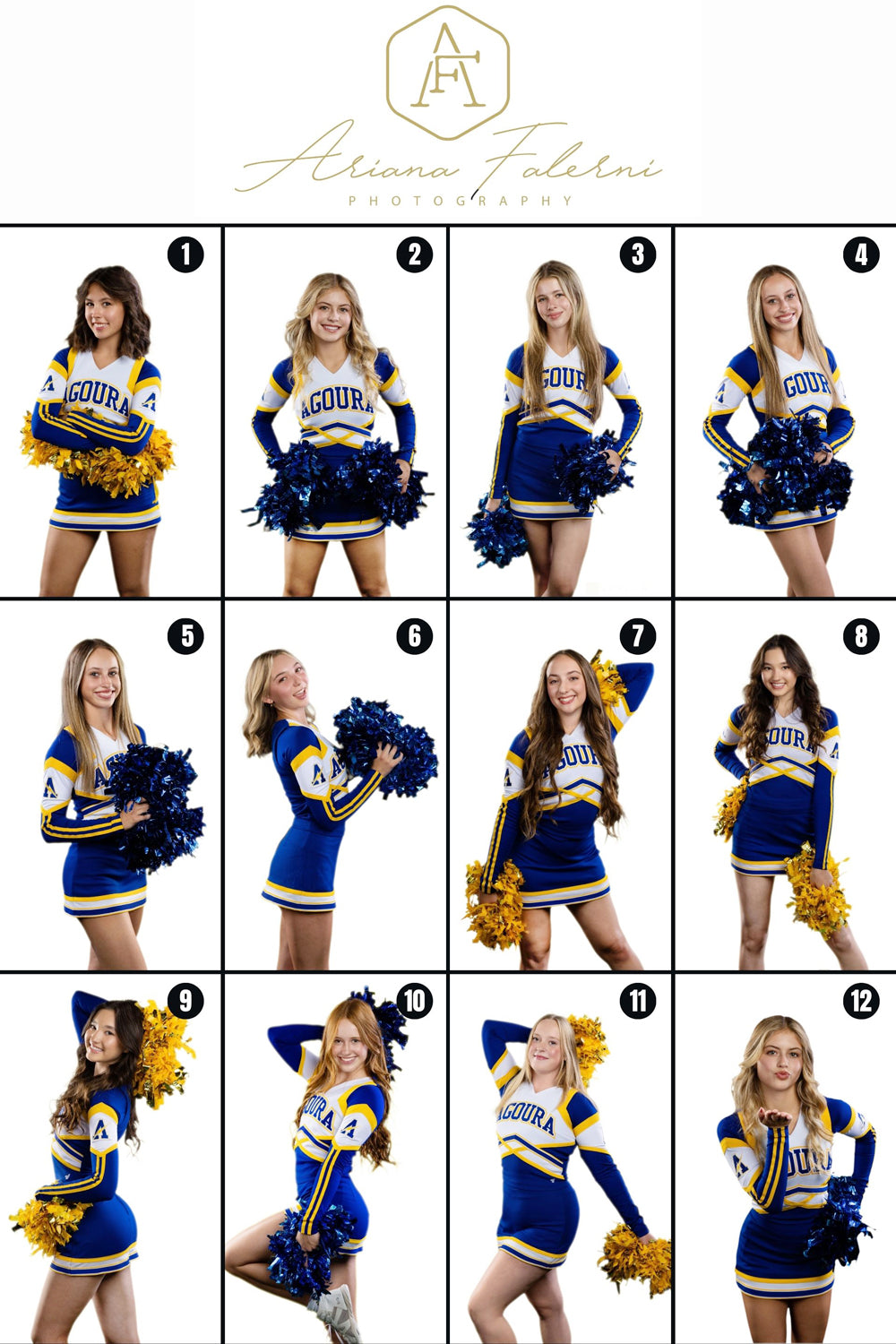 Sideline Cheer Posing Guide & Templates