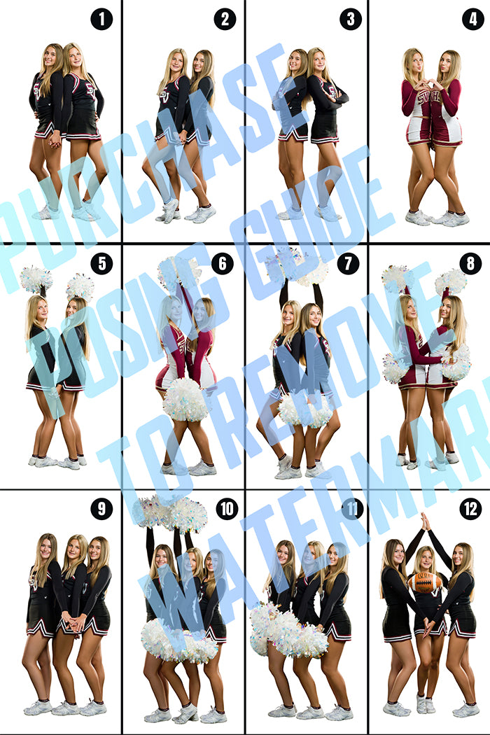Sideline Cheer Posing Guide & Templates
