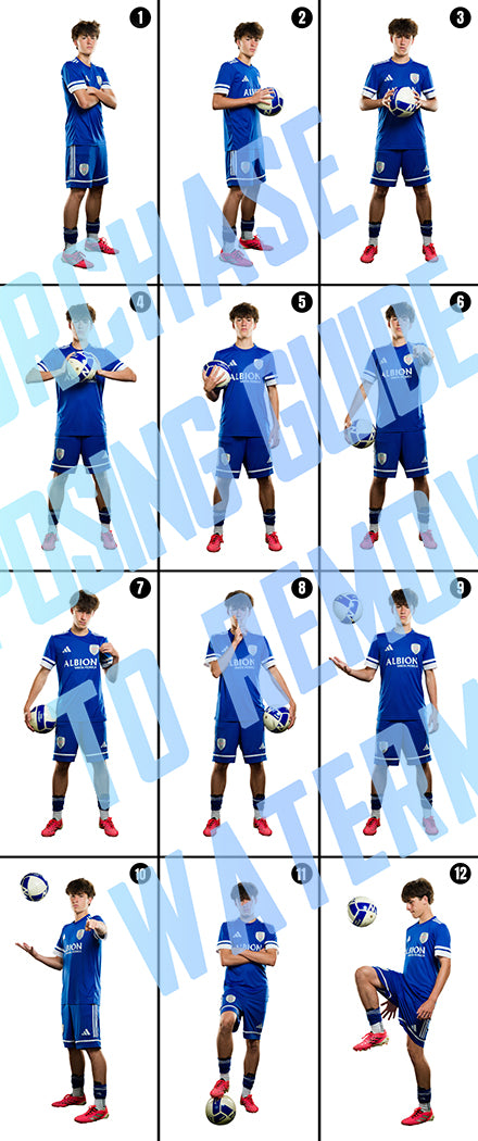 Boys Soccer Posing Guide