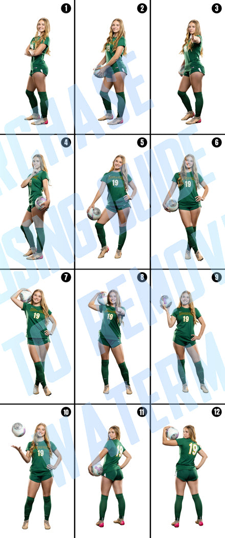 Girls Soccer Posing Guide