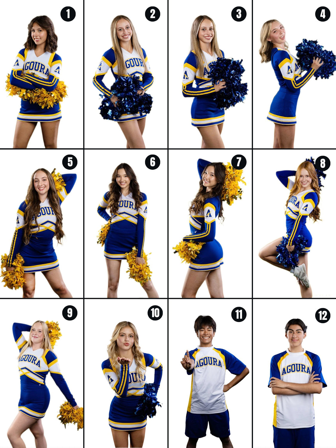 Sideline Cheer Posing Guide & Templates