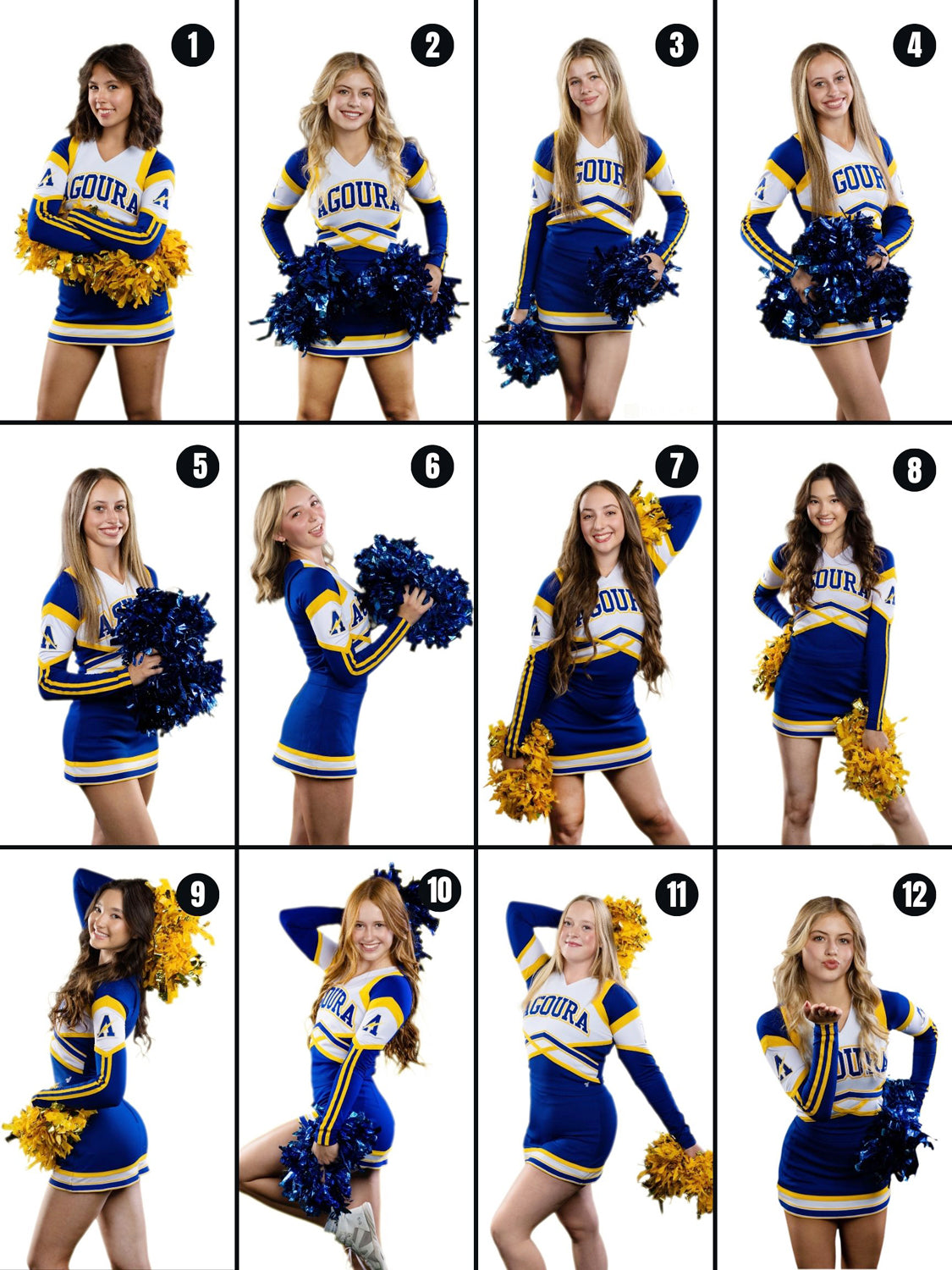 Sideline Cheer Posing Guide & Templates
