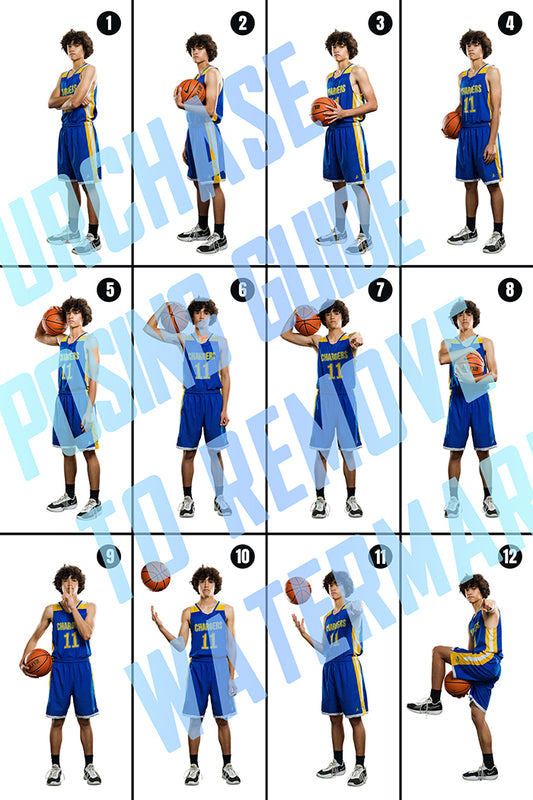 Boys Basketball Posing Guides