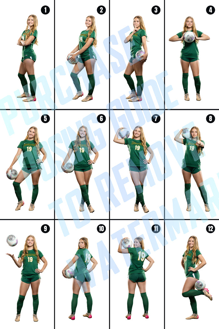 Girls Soccer Posing Guide