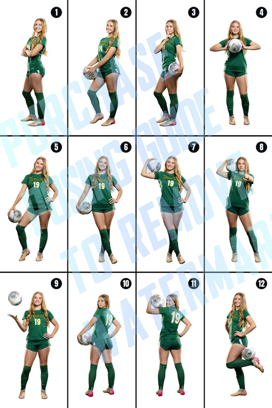 Girls Soccer Posing Guide