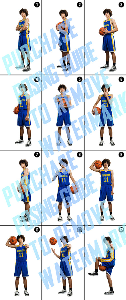 Boys Basketball Posing Guides