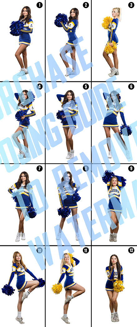 Sideline Cheer Posing Guide & Templates