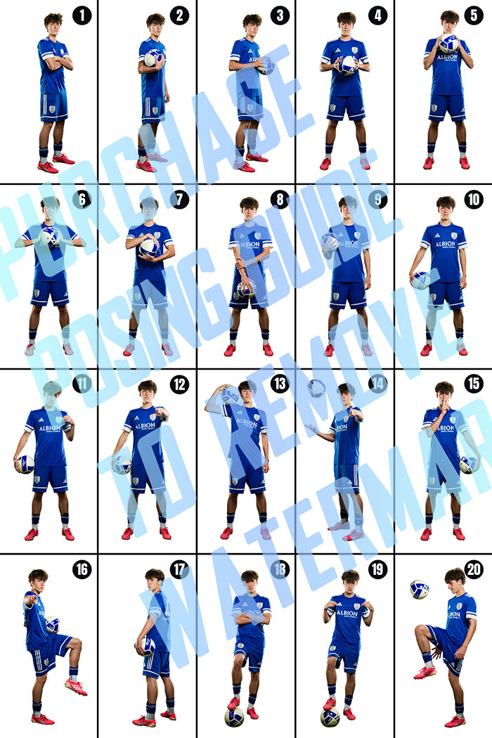Boys Soccer Media Day Posese
