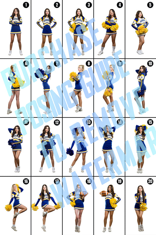 Sideline Cheer Posing Guide & Templates