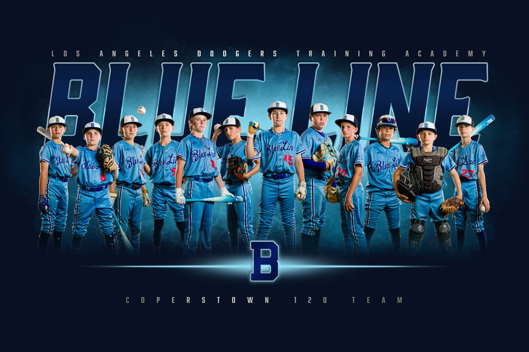 Blue Line Multi-sport Banner Template Bundle