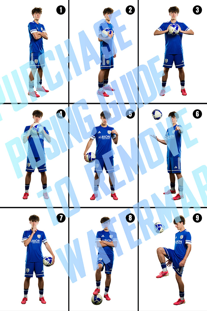 Boy Soccer Posing Guide