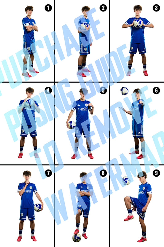 Boy Soccer Posing Guide