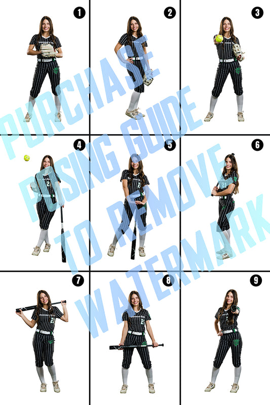 Softball Posing Guide