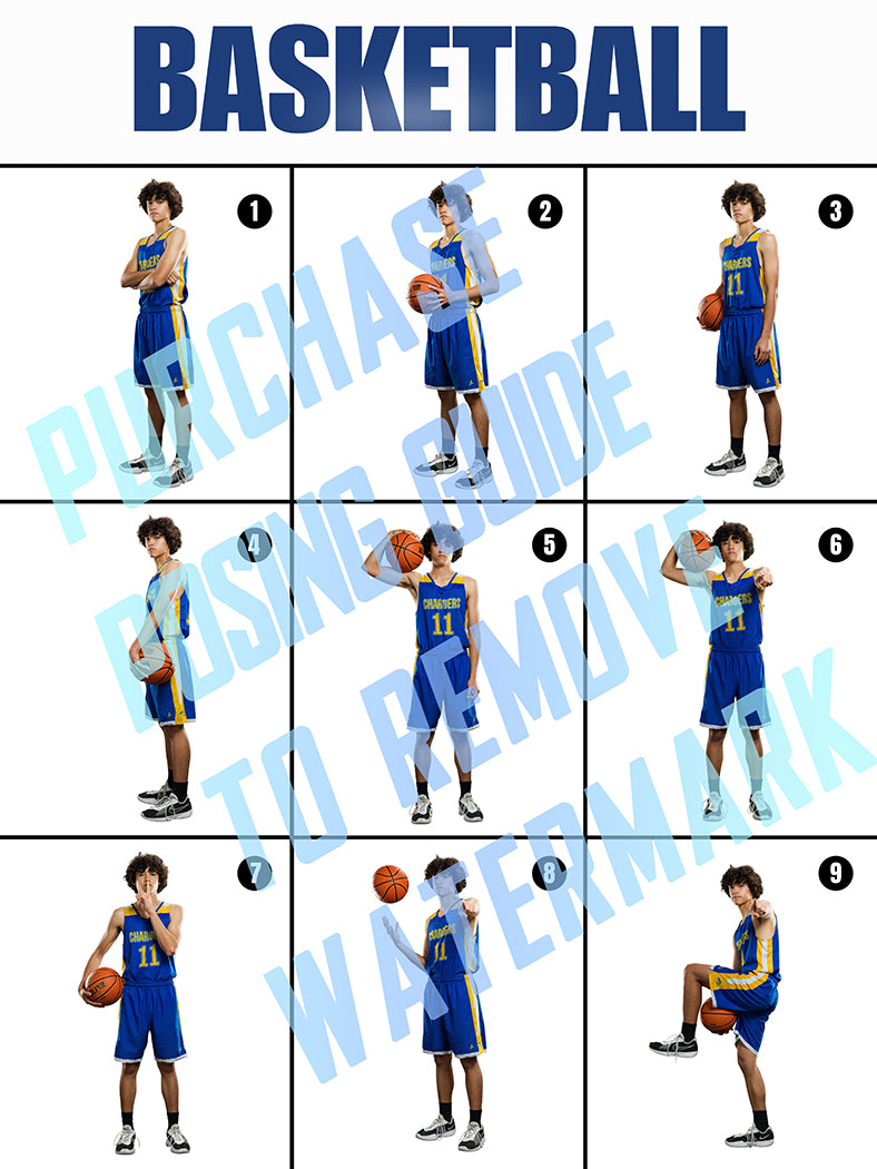 Boys Basketball Posing Guides