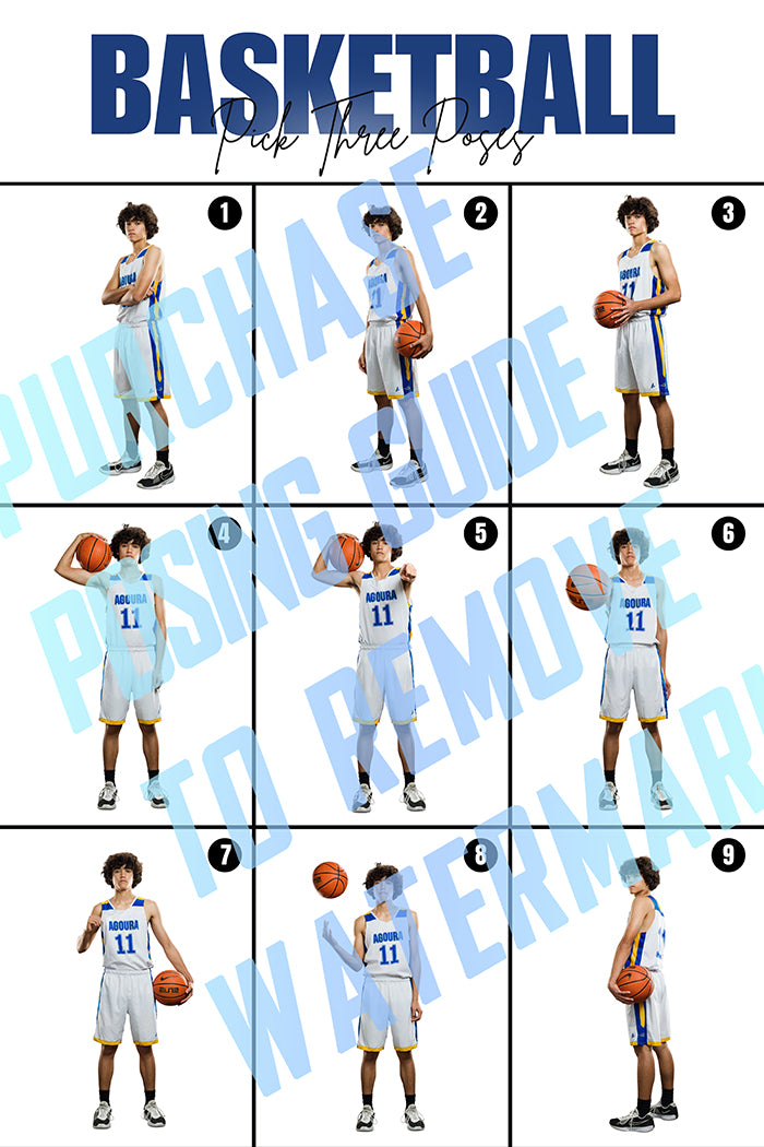 Boys Basketball Posing Guides