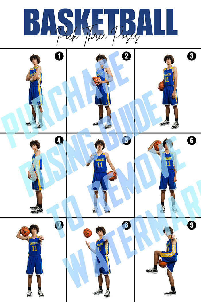 Boys Basketball Posing Guides