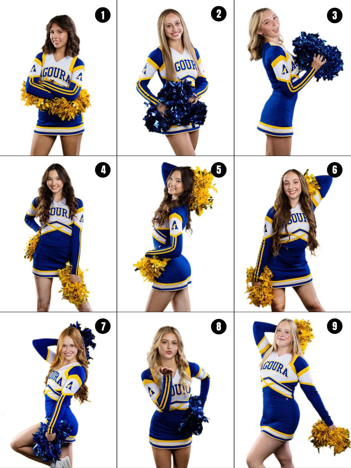 Sideline Cheer Posing Guide & Templates