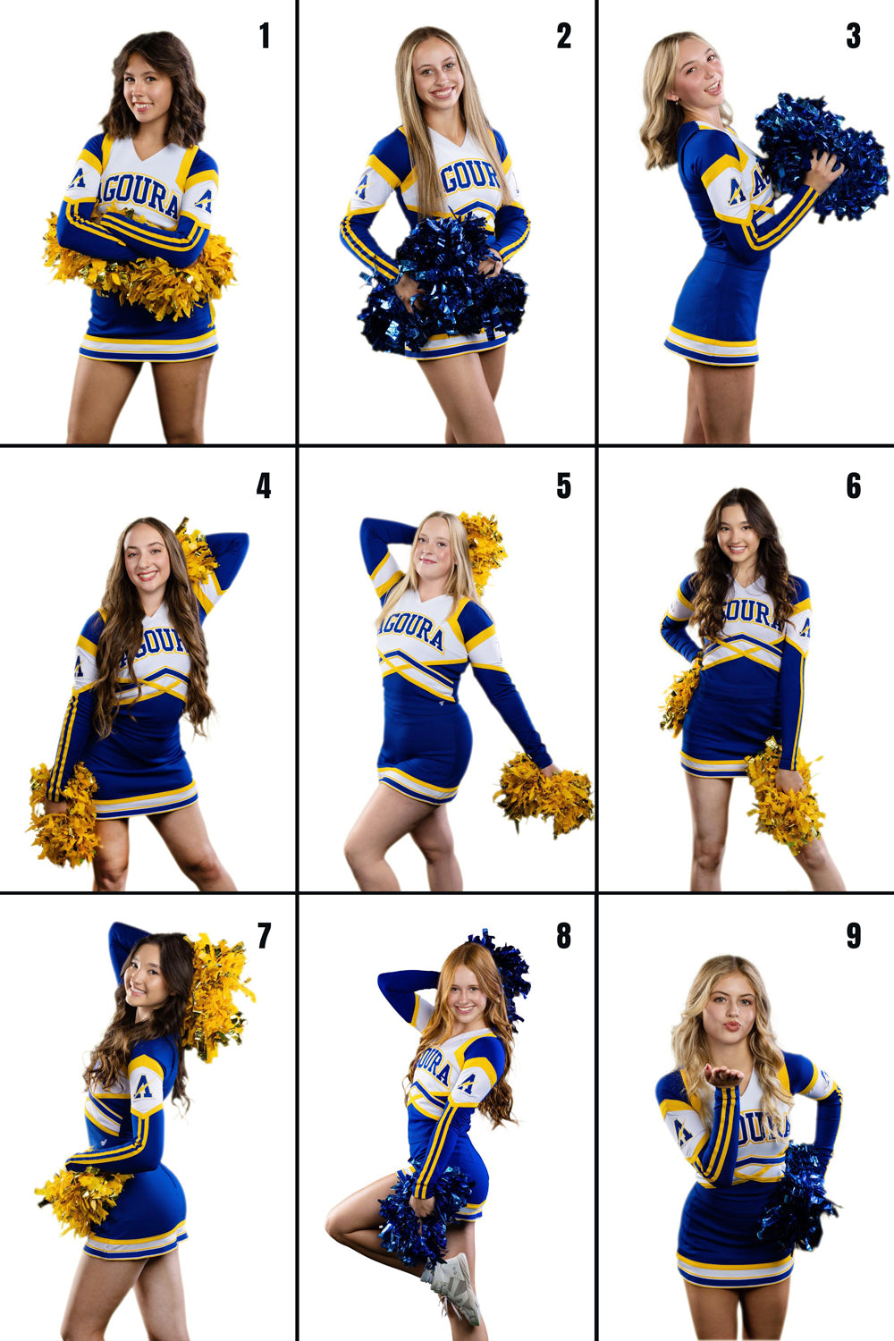 Sideline Cheer Posing Guide & Templates