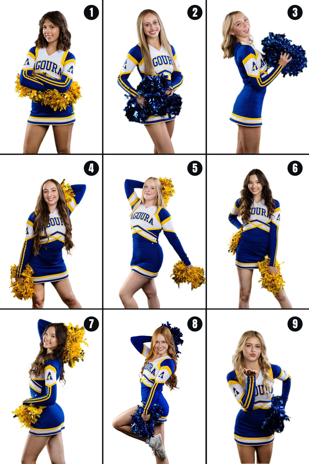 Sideline Cheer Posing Guide & Templates