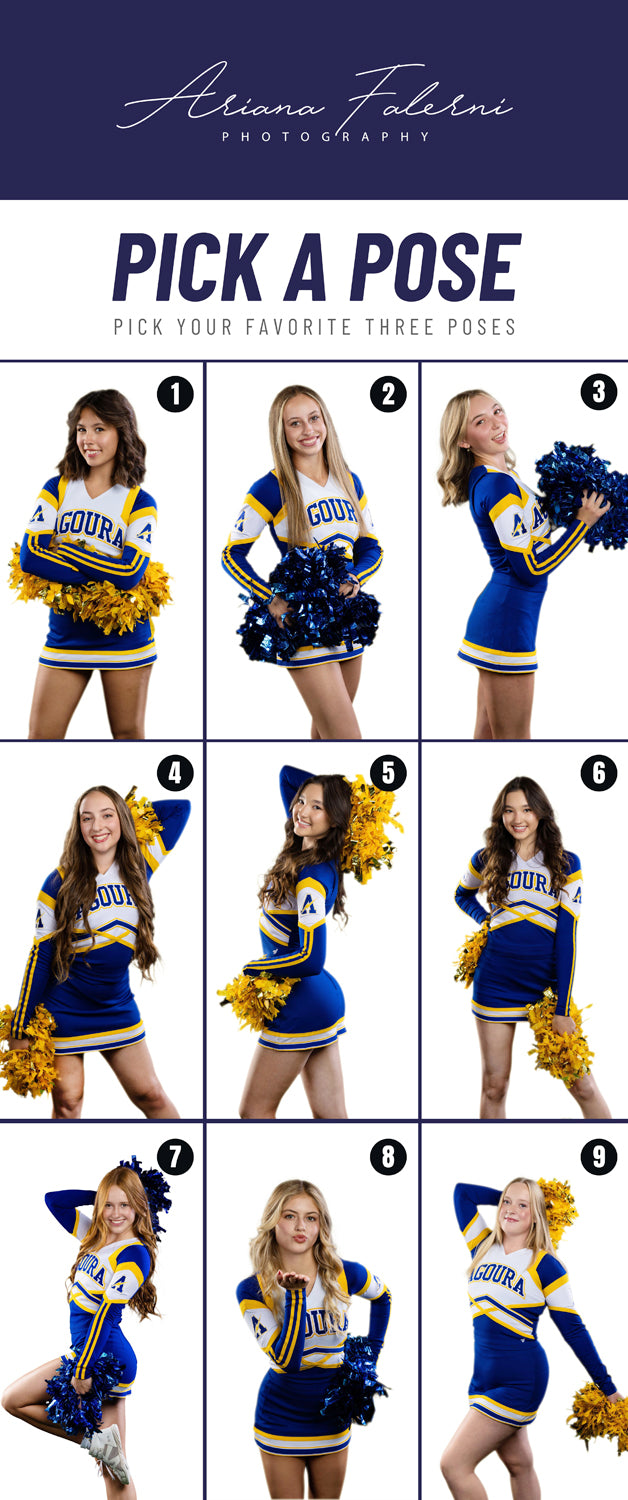 Sideline Cheer Posing Guide & Templates