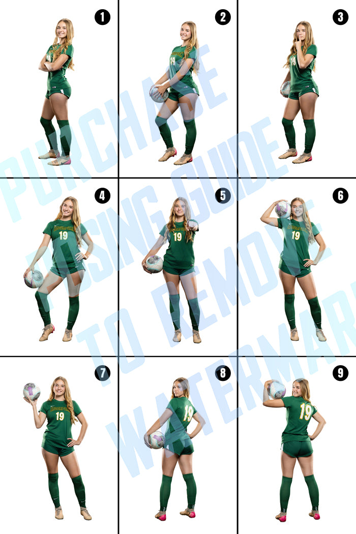 Girls Soccer Posing Guide