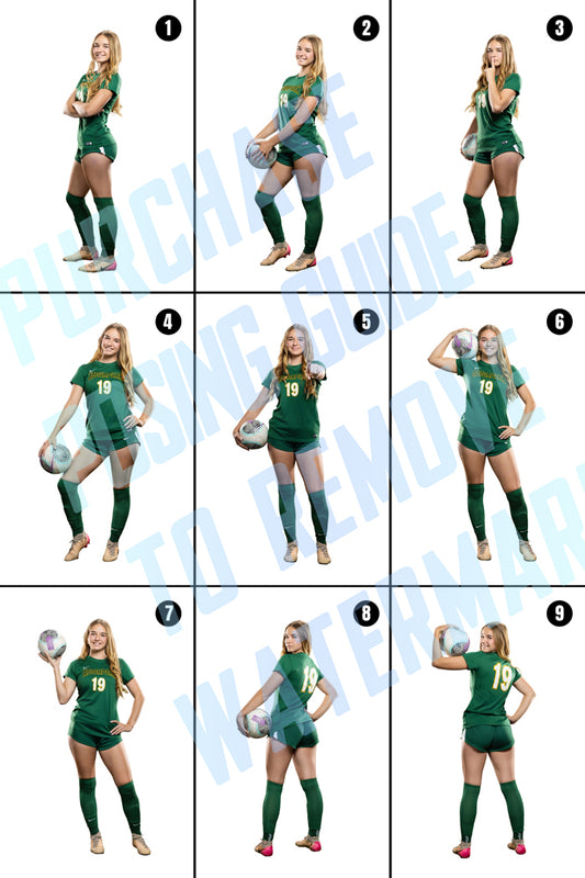 Girls Soccer Posing Guide